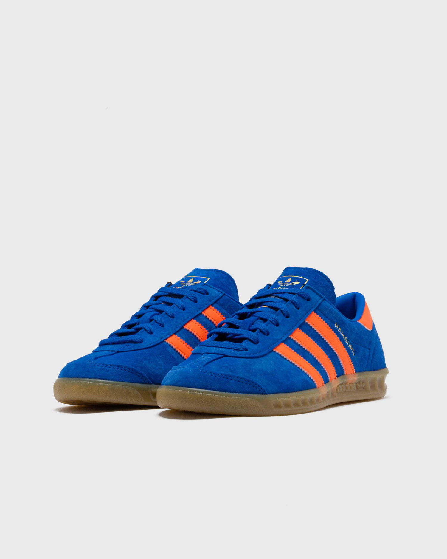 Кецове и обувки adidas Originals Hamburg Blue Bird Solar Orange W Синьо | IH5471, 1