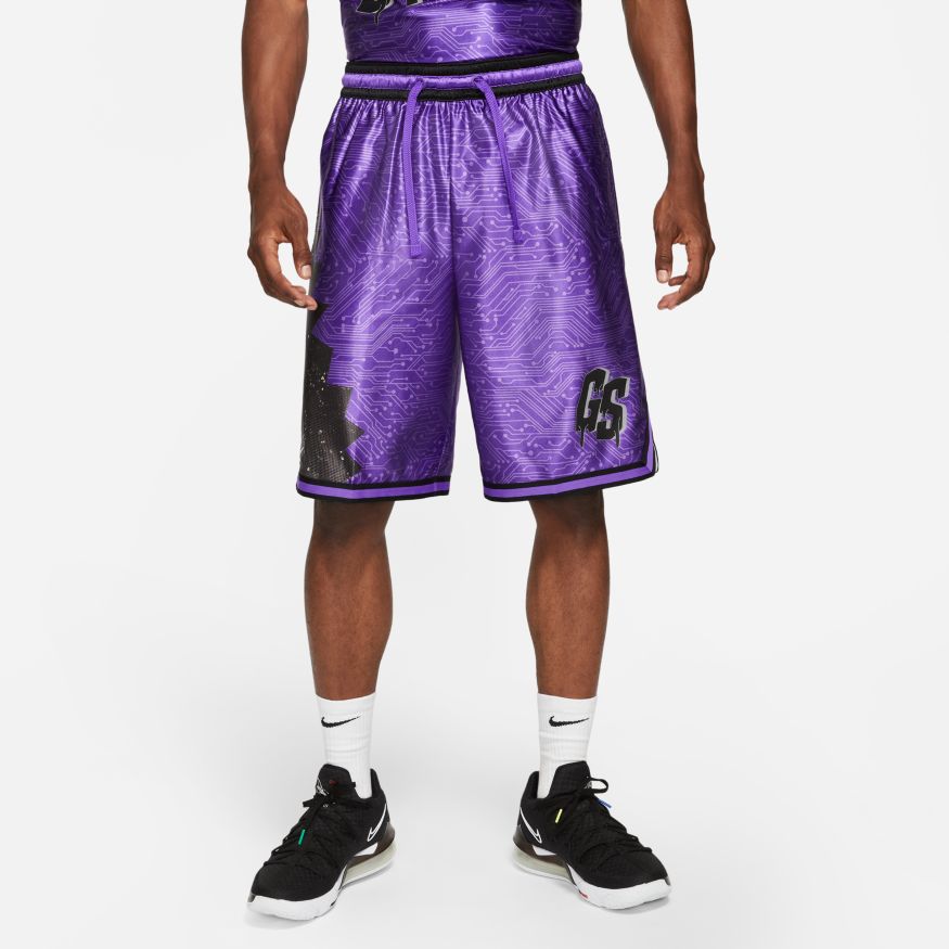 Къси панталони Nike Lebron X Space Jam: A New Legacy "Goon Squad" Shorts Лилаво | DJ3875-560, 0