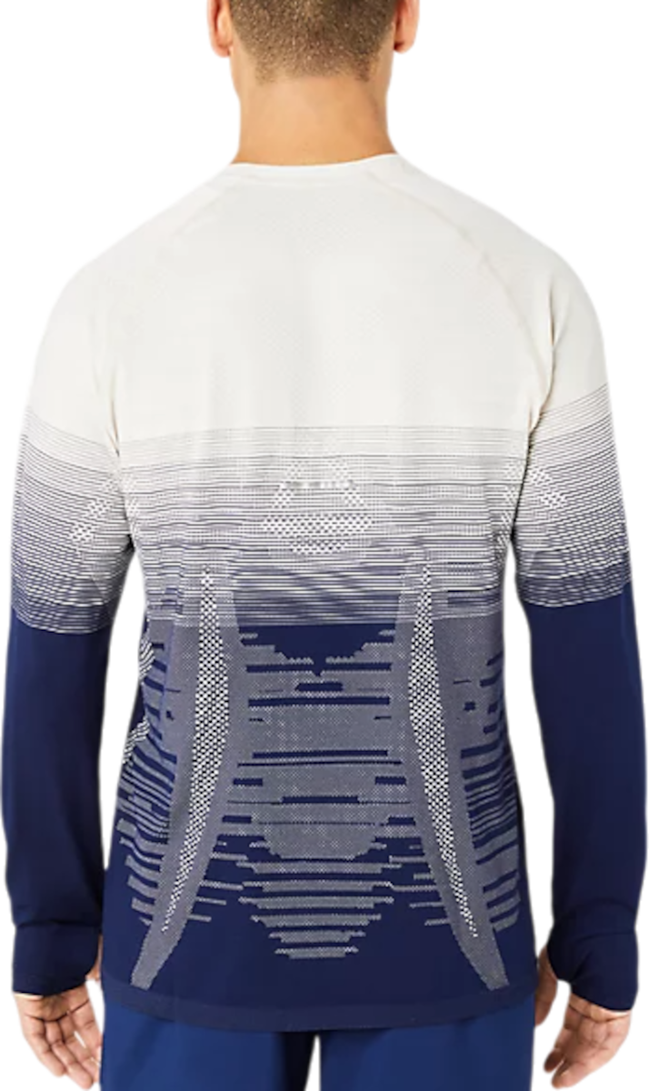 Тениска Asics Long Sleeve Running Shirt Синьо | 2011c394-200, 1