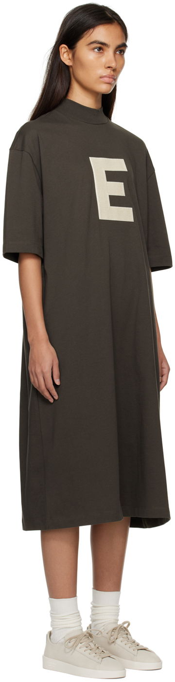 Pокля Fear of God Fear of God ESSENTIALS Short Sleeve Midi Dress Зелено | 125BT225040FW, 1