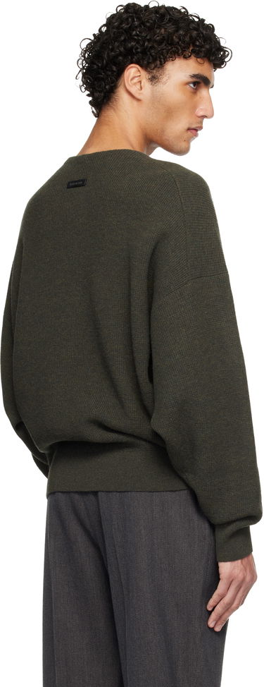 Пуловер Fear of God Long-Sleeve Textured Knit Henley Sweater Зелено | FG25FW20-204LAW-019, 2