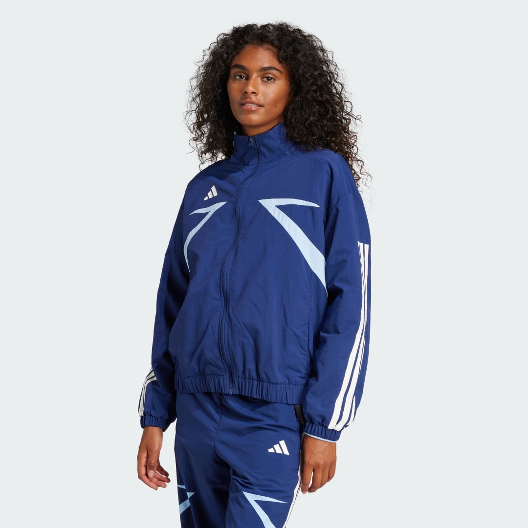 Ветровка adidas Performance Tiro Cut 3-Stripes Color Block Woven Jacket Синьо | JG4143, 0