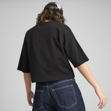 Тениска Puma WARDROBE ESS Cropped T-Shirt Черно | 629743_01, 1