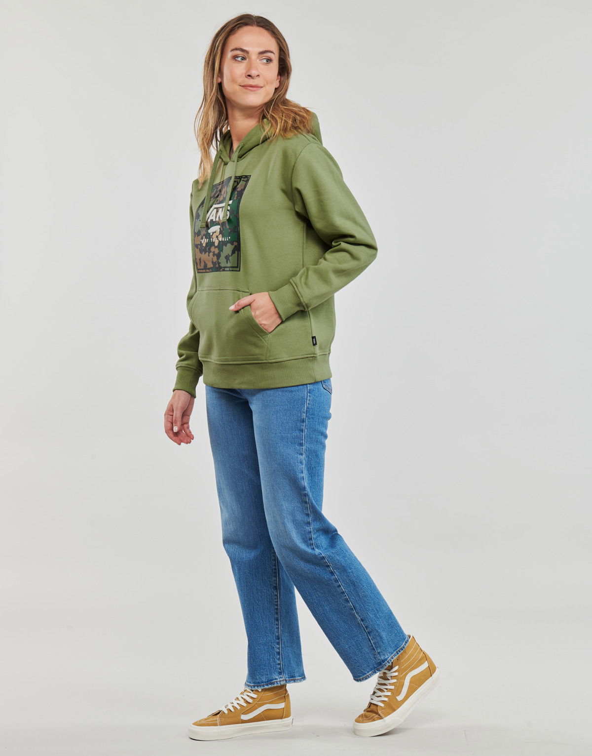 Суитчър Vans PARKSFEILD BOX BFF HOODIE Зелено | VN000A67ZBF, 1