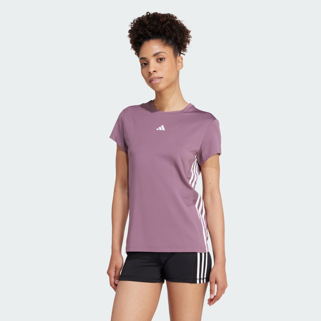 Тениска adidas Performance Hyperglam Training T-Shirt Лилаво | IX3249, 0