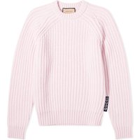 Пуловер Gucci Ribbed Crewneck Розово | 763318-XKDOD-5399, 1