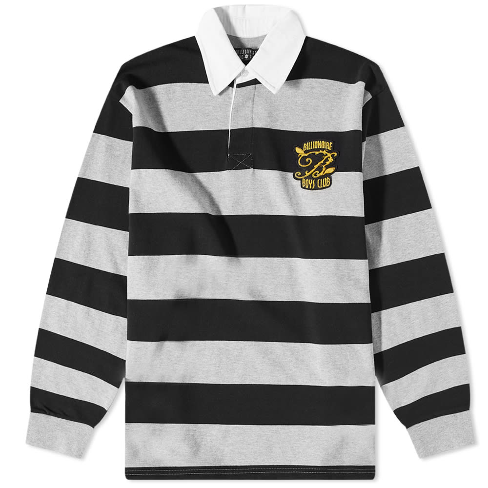 Поло тениска BILLIONAIRE BOYS CLUB Striped Rugby Polo Многоцветен | B22420-BLK, 0