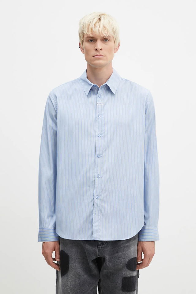 Martine Rose Classic Striped Shirt, relaxed fit, classic collar
