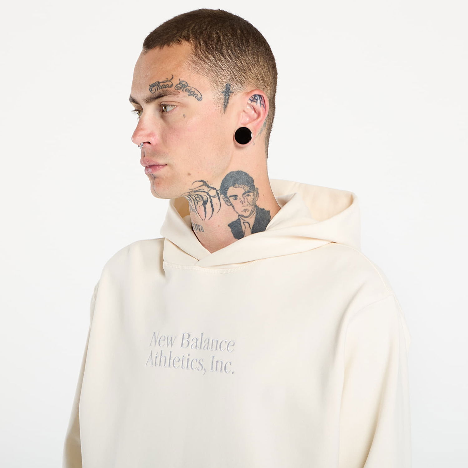 Суитчър New Balance Athletics Classics Hoodie Бежово | MT53925PEF, 1