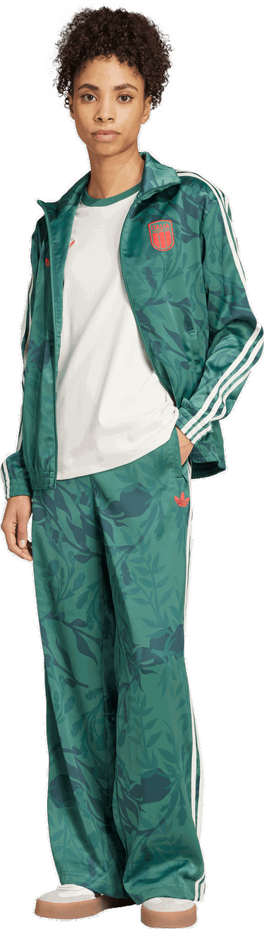 Панталони adidas Performance Italy Wide-Leg Track Pants Зелено | JJ0346, 4