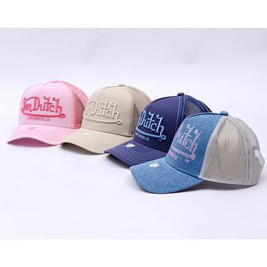 Шапка с козирка Von Dutch Von Dutch Trucker Fargo Denim Cap Синьо | VD-7030842, 3