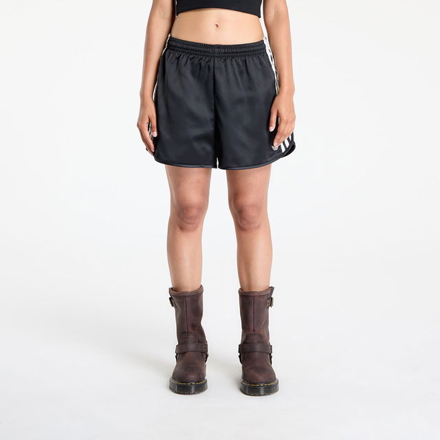 adidas Originals Satin Ruffle 3-Stripes Shorts