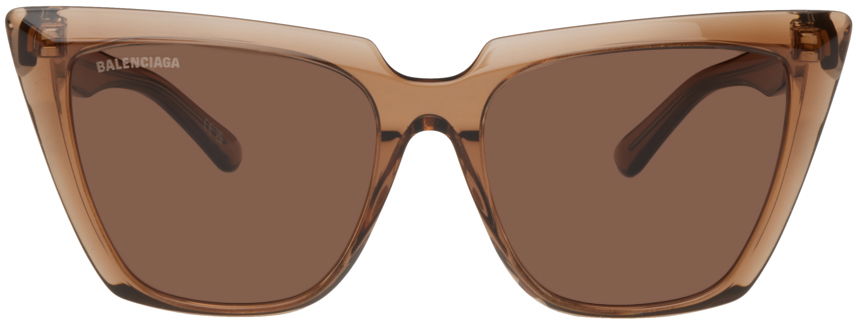 Слънчеви очила Balenciaga Cat-Eye Sunglasses Кафяво | BB0046S, 0