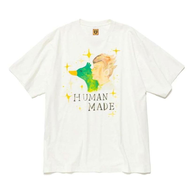 Тениска Human Made Keiko Sootome #4 Print T-Shirt Бяло | XX25TE002