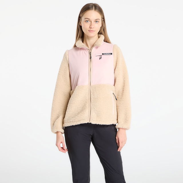 Sherpa Panel Full-Zip Fleece Jacket Gema Lotus