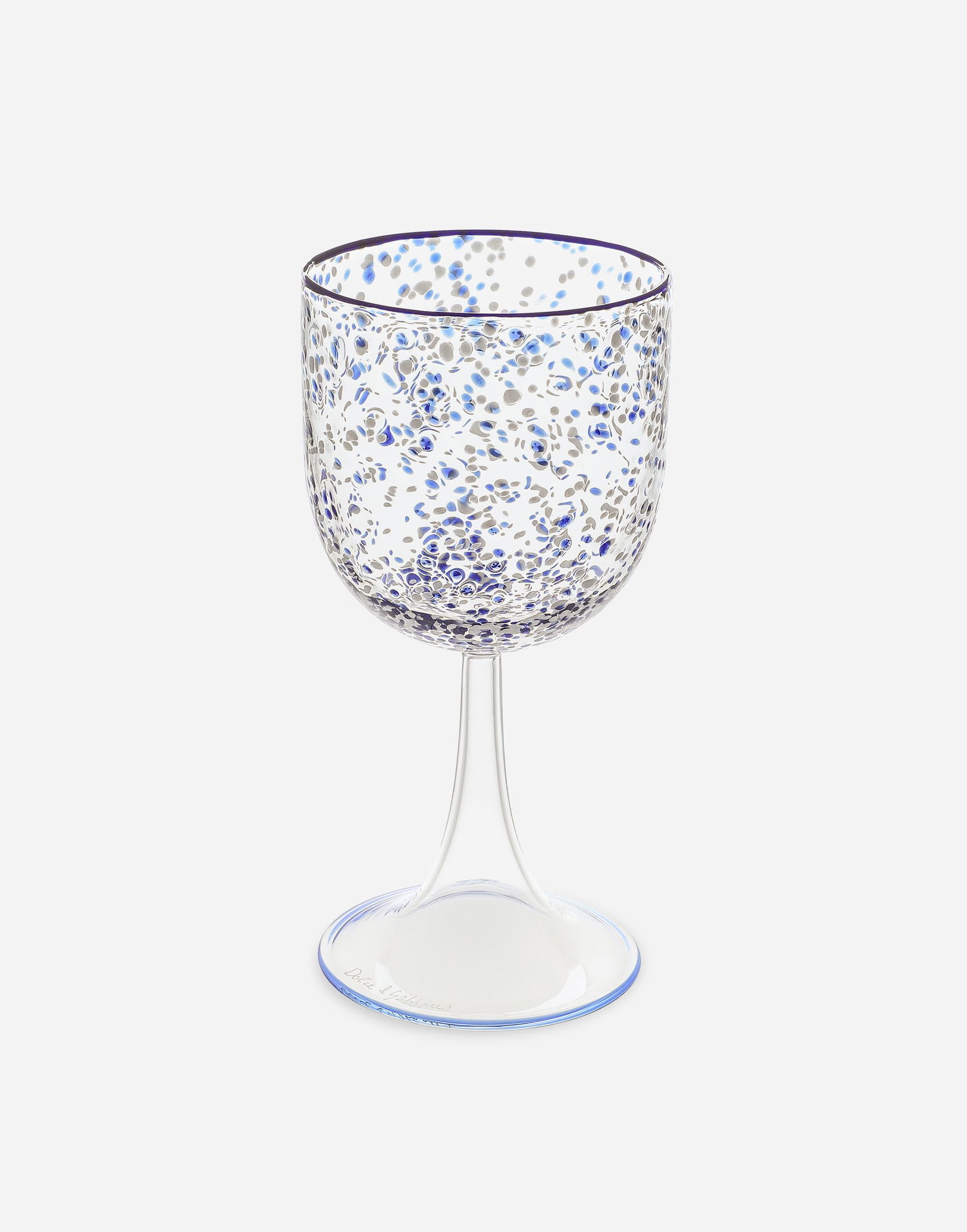 Домашен декор Dolce & Gabbana Multicolor Wine Glass Синьо | TCB001TCALZUB001, 0