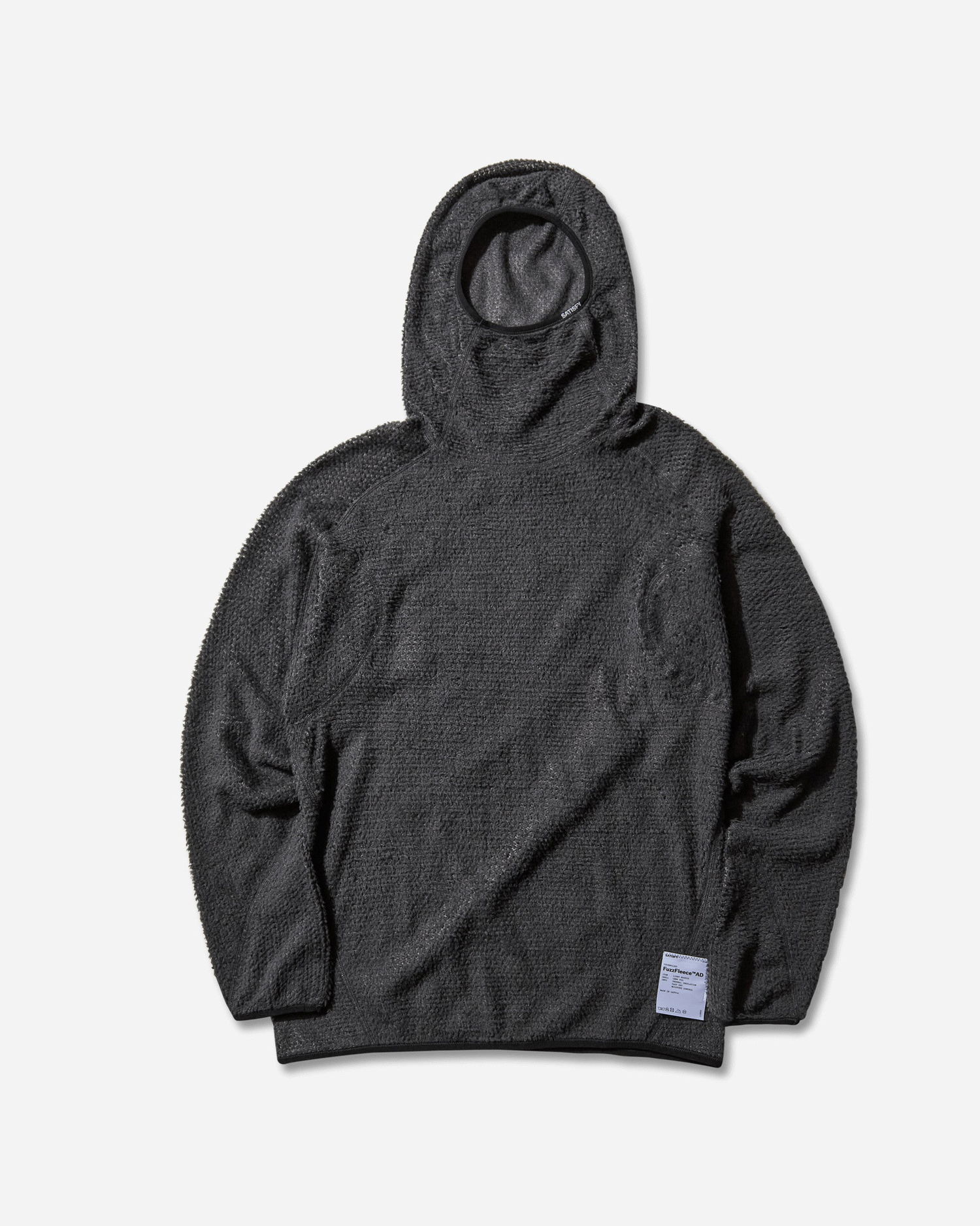 Суитчър Satisfy FuzzFleece AD Light Hoodie Черно | 11025 88001, 1