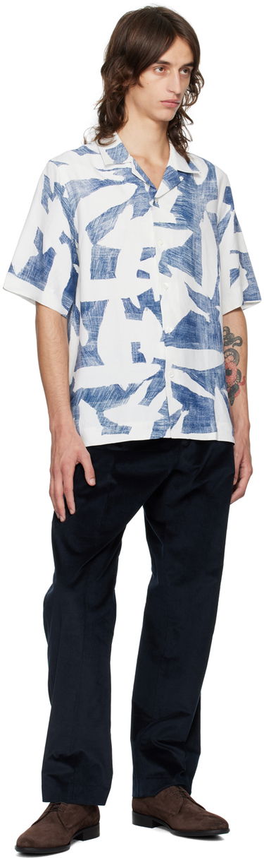 Риза Paul Smith Paul Smith Abstract Print Shirt Бяло | M1R-905U-N02392-40, 3