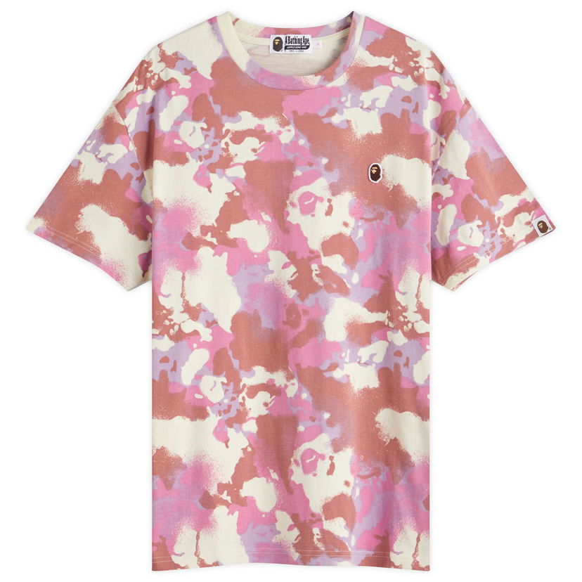 Тениска BAPE A Bathing Ape Map Camo Oversized T-Shirt Многоцветен | 001CSL302001L-PNK