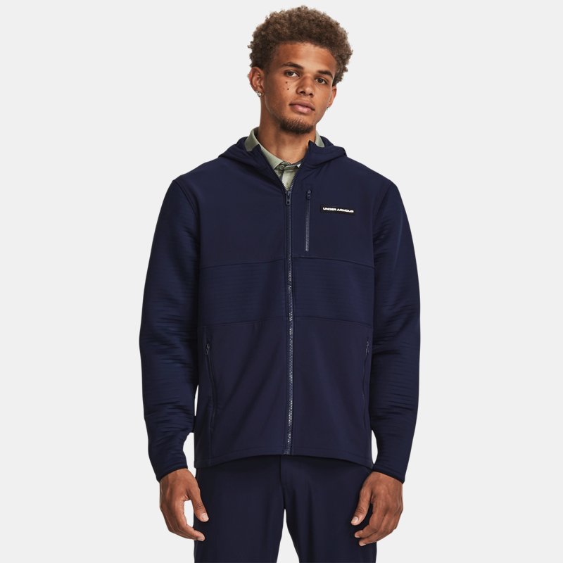 Суитчър Under Armour Full Zip Hoodie Тъмно синьо | 1379722-410, 0
