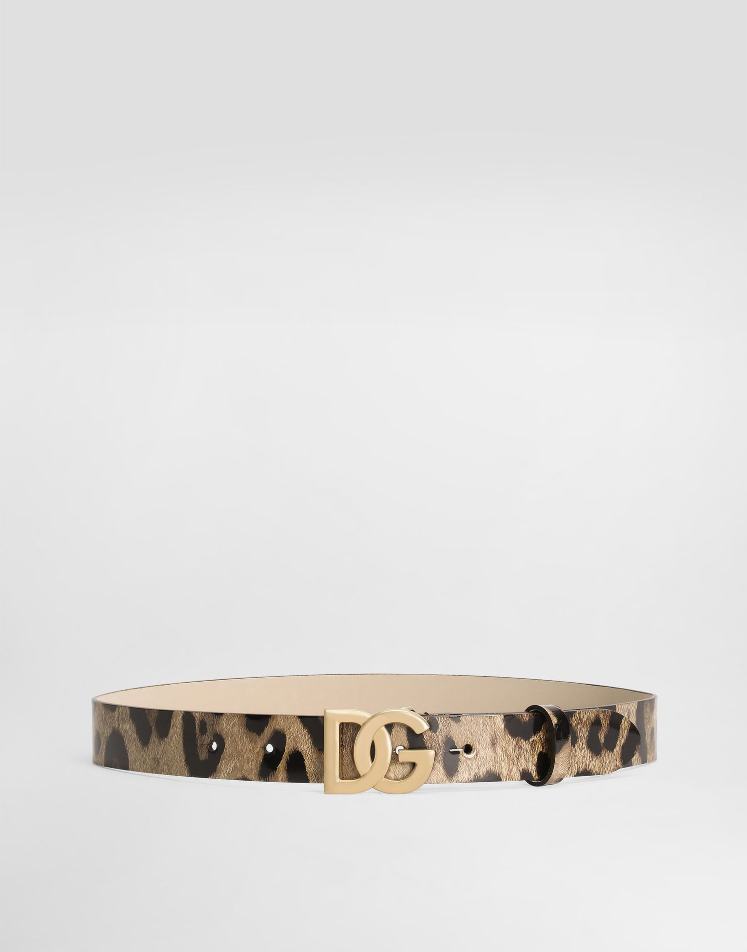 Колани Dolce & Gabbana Dolce & Gabbana Animal Print Polished Calfskin Belt Многоцветен | EE0068AM568HA93M, 0