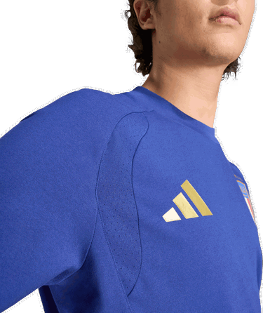 Тениска adidas Originals Italy Tiro Travel T-Shirt Синьо | jy7056, 3