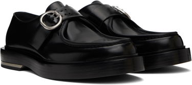 Кецове и обувки Jil Sander Jil Sander Leather Platform Loafers Черно | J33WR0014_P7032, 3