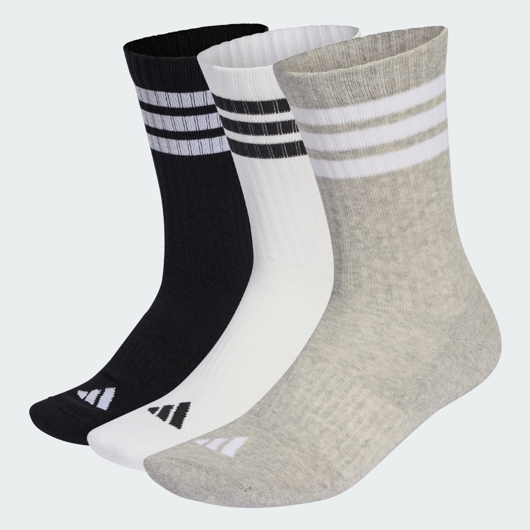 Чорапи adidas Performance 3-Stripes Cushioned Sportswear Crew Socks 3 Pairs Многоцветен | KC9640, 0