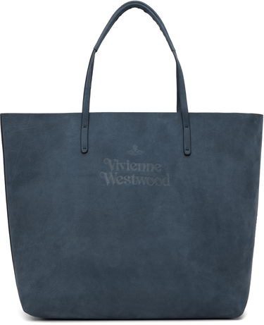 Голяма пазарска чанта Vivienne Westwood Vivienne Westwood Studio Shopper Tote Тъмно синьо | 4205007OU-L00CC-, 0