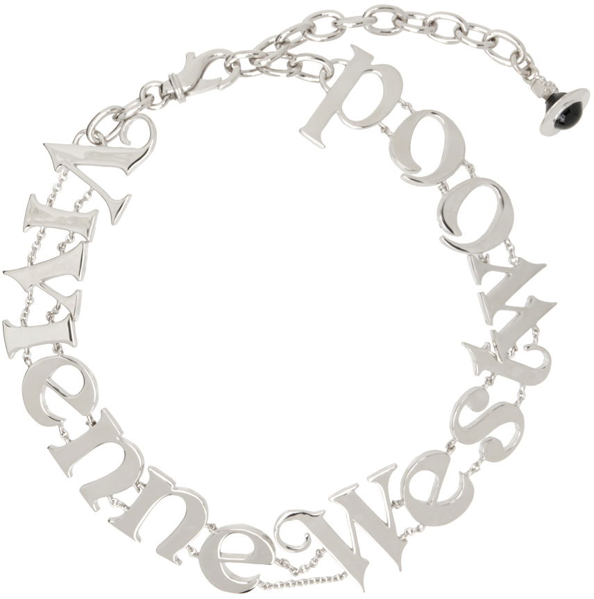 Колие Vivienne Westwood Raimunda Choker Сиво | 6303002R-02P107-FJ, 0