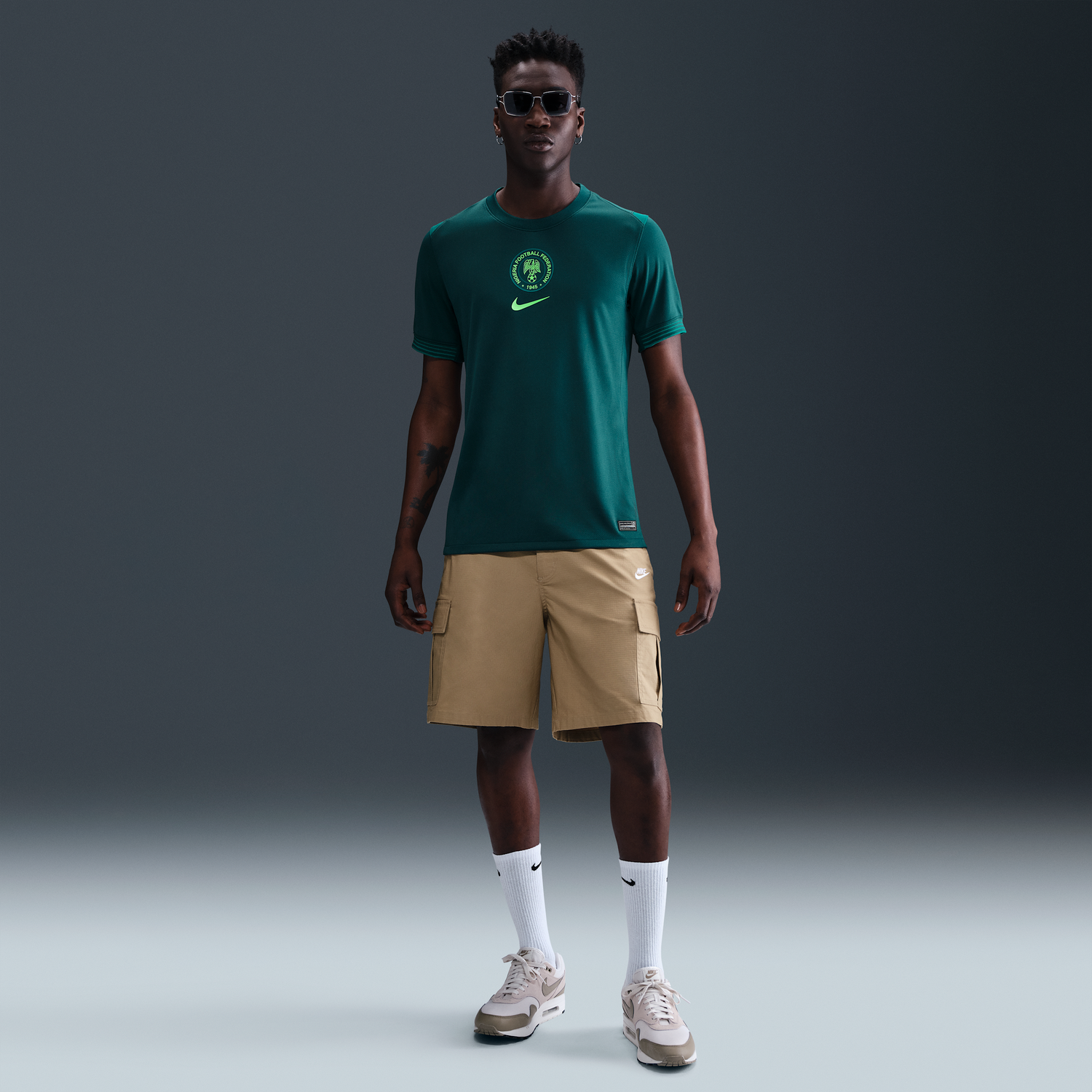 Фланелка Nike Nigeria Stadium 2025 Dri-FIT Replica Jersey Зелено | FZ9026-483, 1