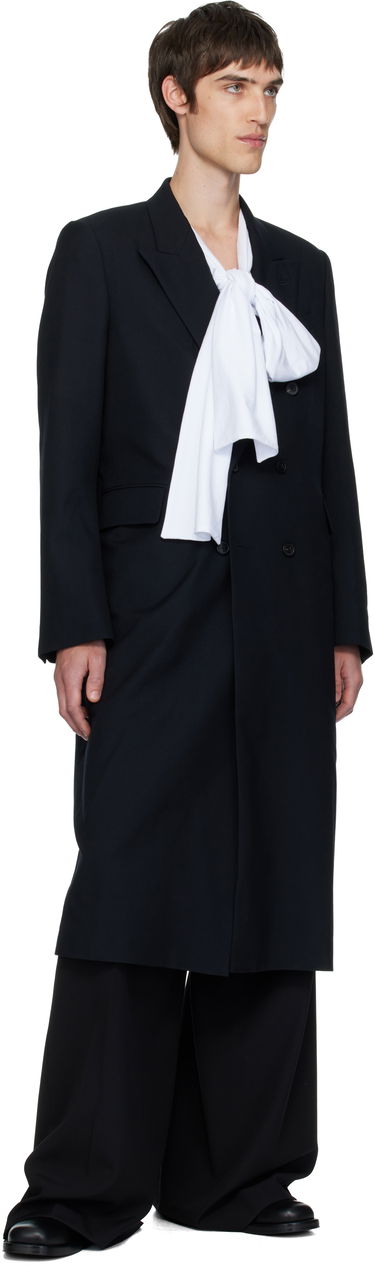 Палта Dries Van Noten Dries Van Noten Wool Twill Coat Черно | 252-020241-2246, 3