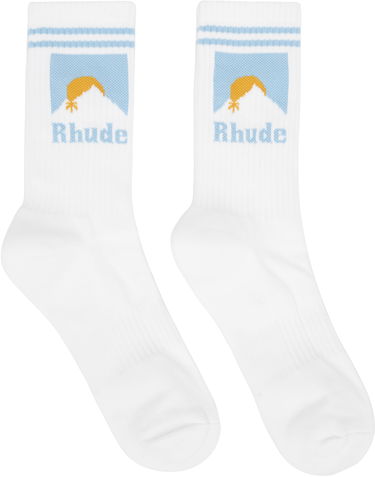 Чорапи Rhude Rhude Moonlight Socks Бяло | RHSS25SO02227, 0