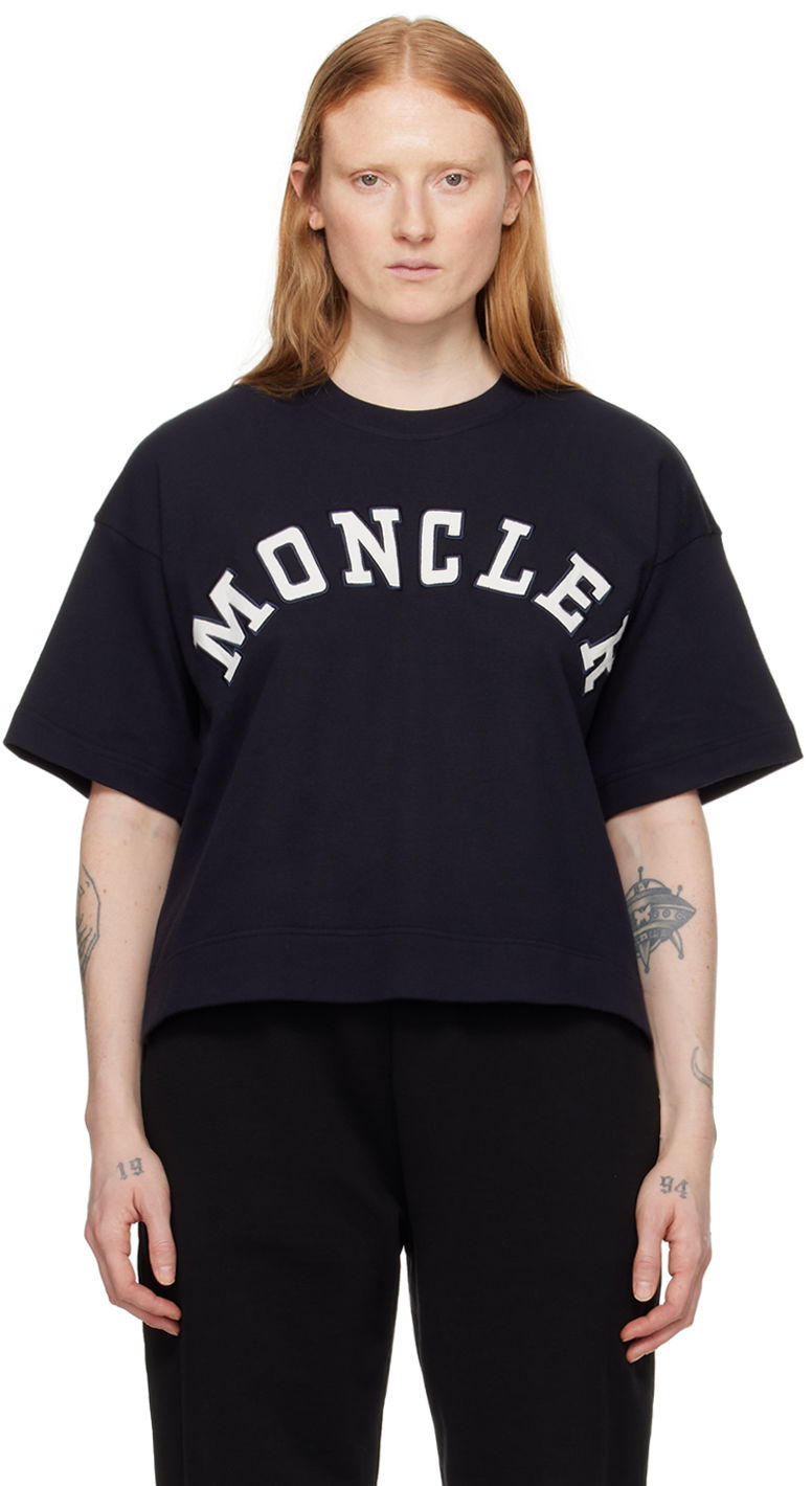 Тениска Moncler Maglia T-Shirt Тъмно синьо | J10938C0001889AJ0, 0