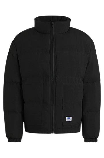 Пухо яке BOSS Water-Repellent Puffer Jacket Черно | 50522234, 0