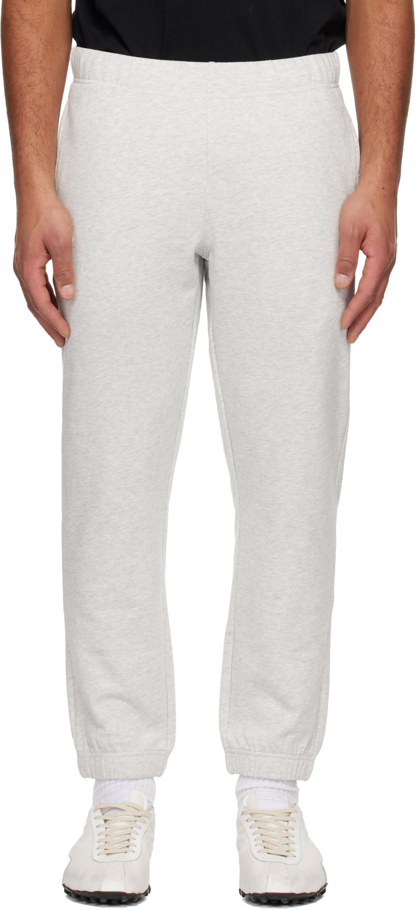 Спортни панталони AAPE by A Bathing Ape Logo Patch Sweatpants Сиво | AAPPTMC645XAPWH2