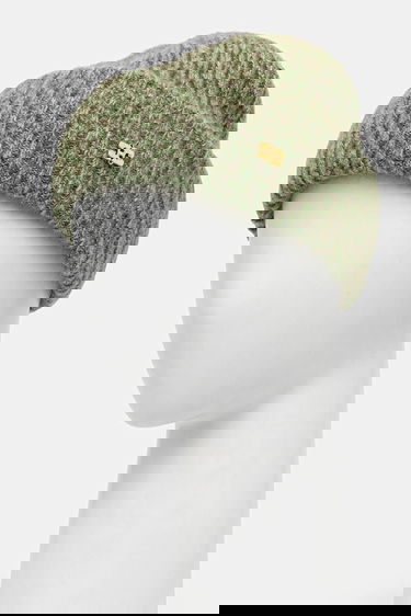 Шапка GANNI Ribbed Melange Brushed Mohair Beanie Многоцветен | A7097, 1