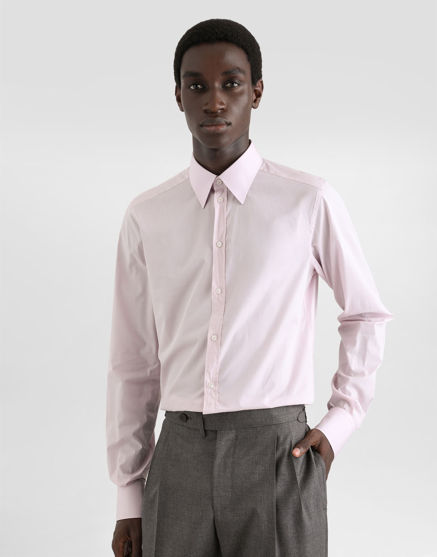 Риза Dolce & Gabbana Poplin Martini Cotton Shirt Розово | G5ML1TFU5K9F0320, 1