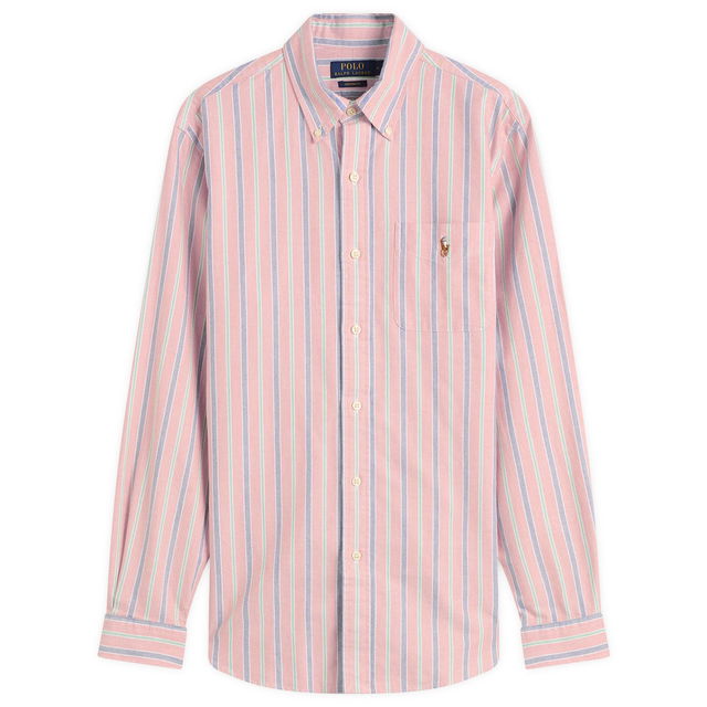 Button Down Stripe Oxford Shirt