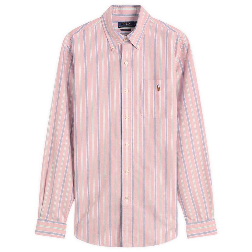 Риза Polo by Ralph Lauren Button Down Stripe Oxford Shirt Многоцветен | 710P00630004-ORA