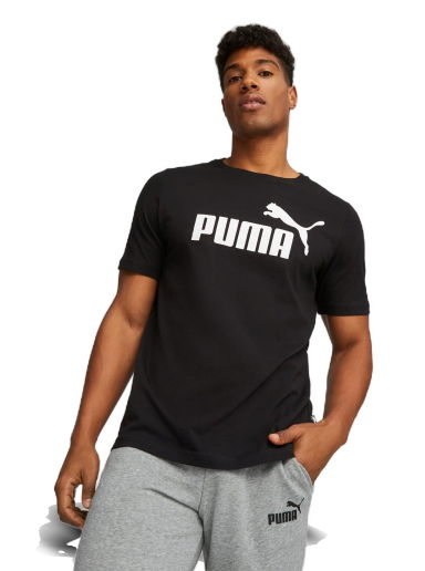 Тениска Puma Essentials Logo Tee Черно | 586666_01