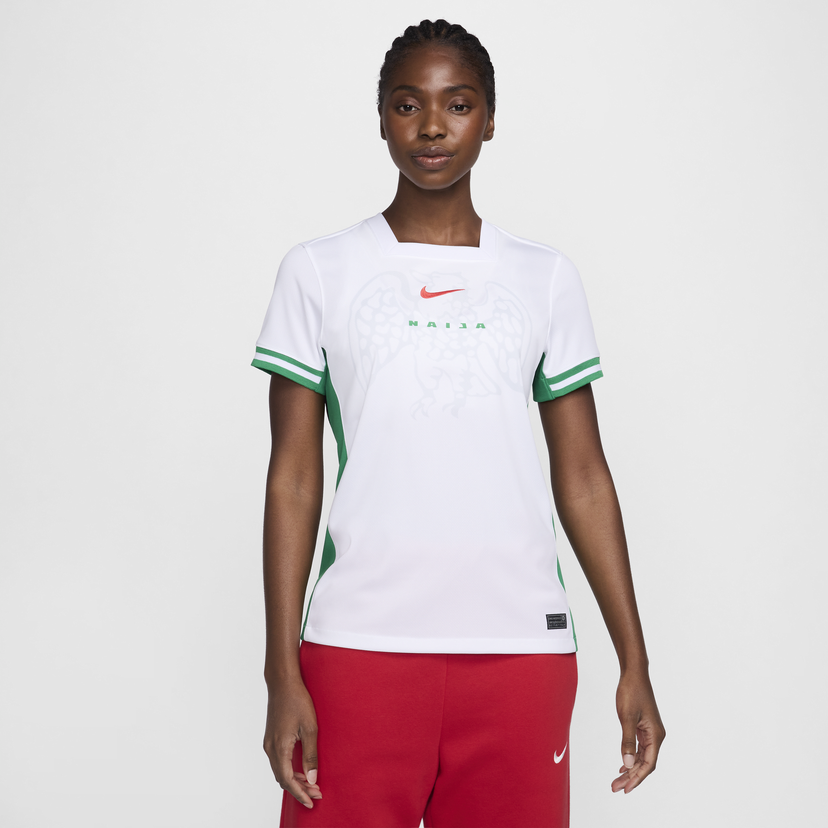 Фланелка Nike Dri-FIT Nigeria Women Stadium 2024/25 Бяло | HM5869-100