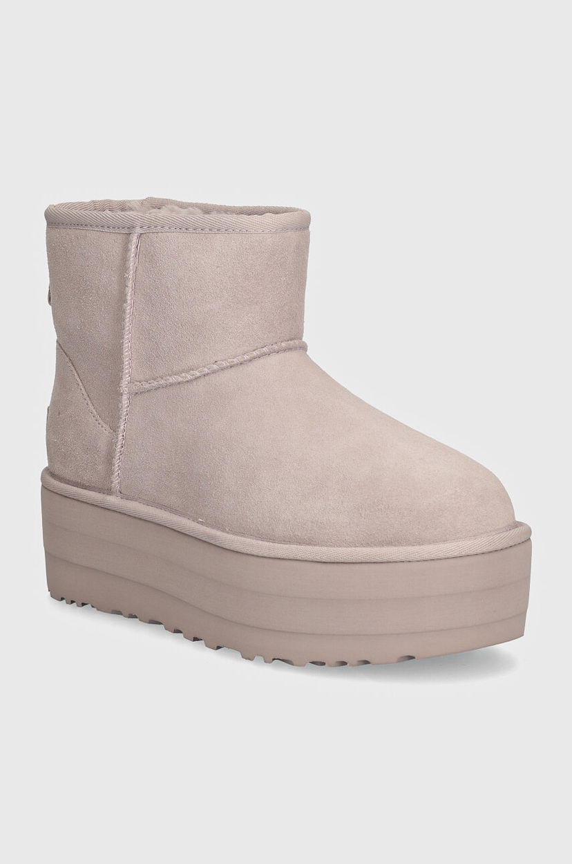 Кецове и обувки UGG Suede Classic Mini Platform Boots Розово | 1134991.PSK