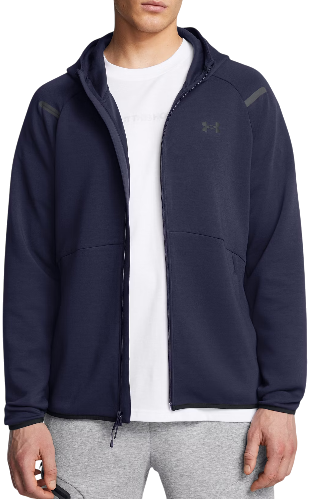 Суитчър Under Armour Fleece Full-Zip Hoodie Тъмно синьо | 1389352-410, 0