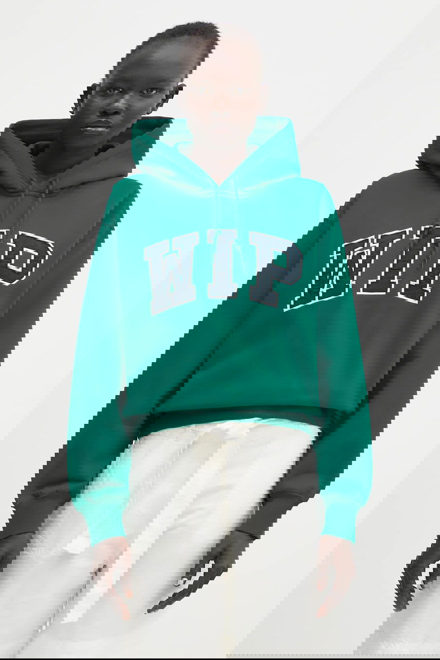 Суитчър Carhartt WIP Hooded WIP Sweatshirt with Appliqué Зелено | I034719.2PBXX, 0