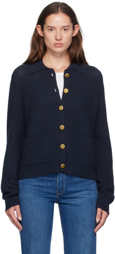 Пуловер rag & bone Jax Knit Cardigan Синьо | WAS24F019UG19, 0