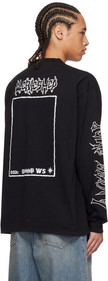 Тениска 032C Workshop Longsleeve T-Shirt Черно | S25-URC-0251-050, 2