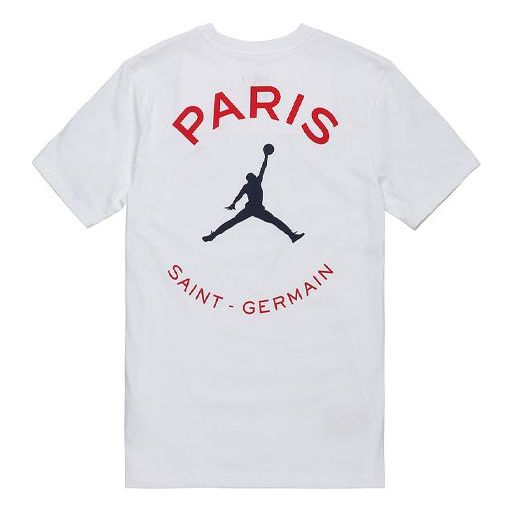 Тениска Jordan Paris Saint-Germain Jumpman T-Shirt Бяло | DB6515-100, 0