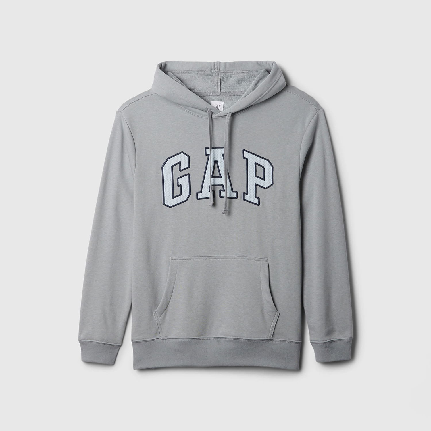 Суитчър GAP French Terry Pullover Mini Logo Hoodie Storm Cloud 623 Синьо | 868455-02, 1