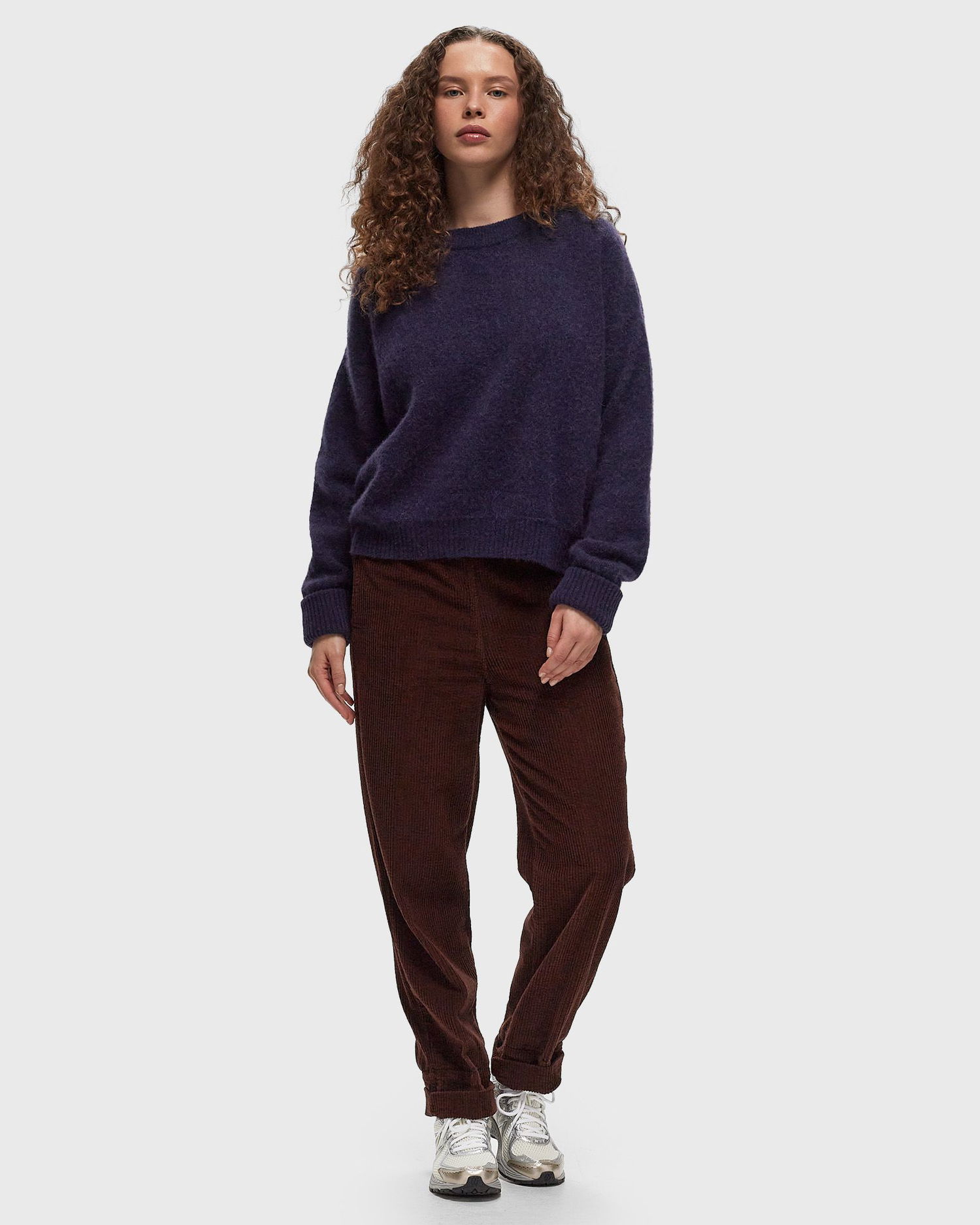 Панталони American Vintage PADOW Casual Trousers Кафяво | PADO137H24-BROWNIE-VINTAGE, 1